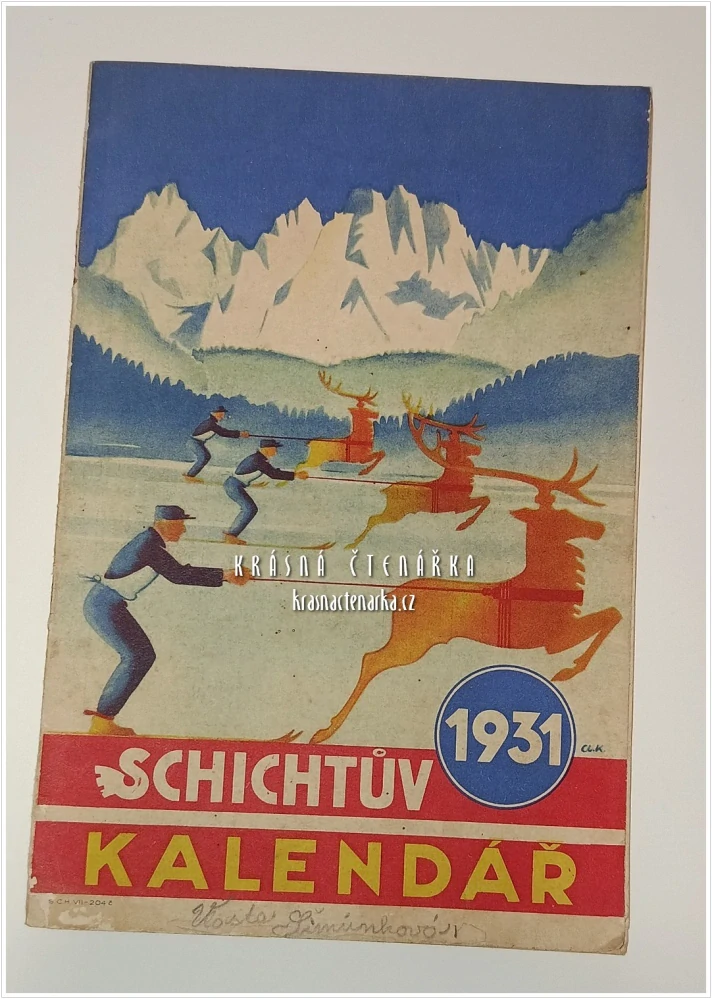 SCHICHTŮV KALENDÁŘ 1931 | Reklamní kalendář fy Schicht z Ústí nad Labem