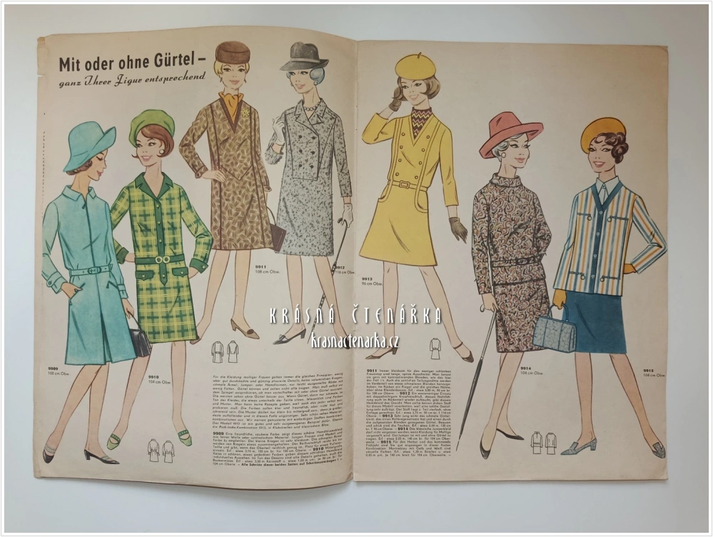 MODE UND SCHNITT Heft 099/1968 | Módní časopis s krejčovskými střihy z NDR