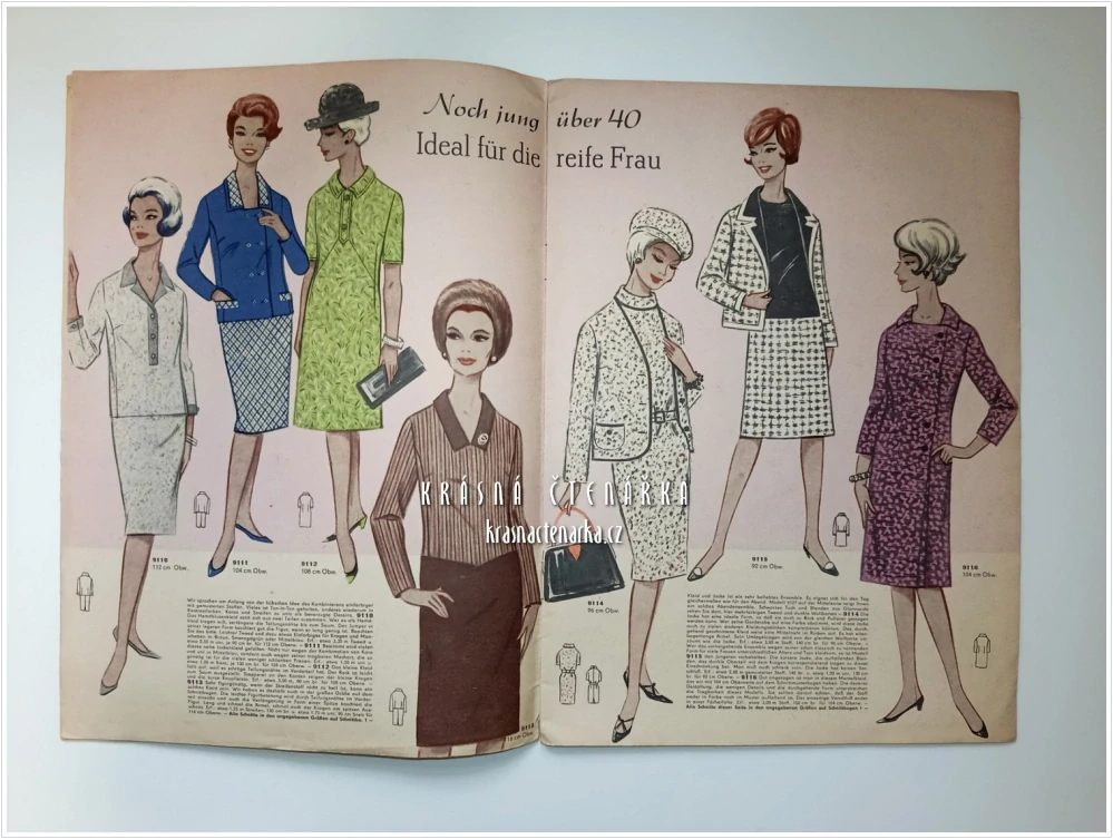 MODE UND SCHNITT Heft 091/1966 | Módní časopis s krejčovskými střihy z NDR