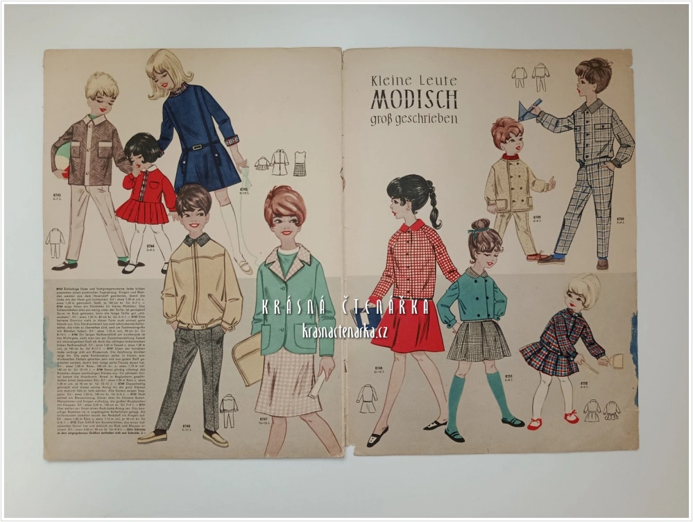 MODE UND SCHNITT Heft 087/1966 | Módní časopis s krejčovskými střihy z NDR