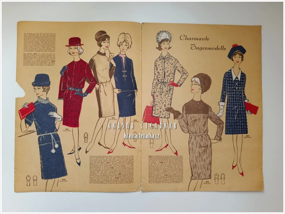 MODE UND SCHNITT Heft 082/1965 | Módní časopis s krejčovskými střihy z NDR