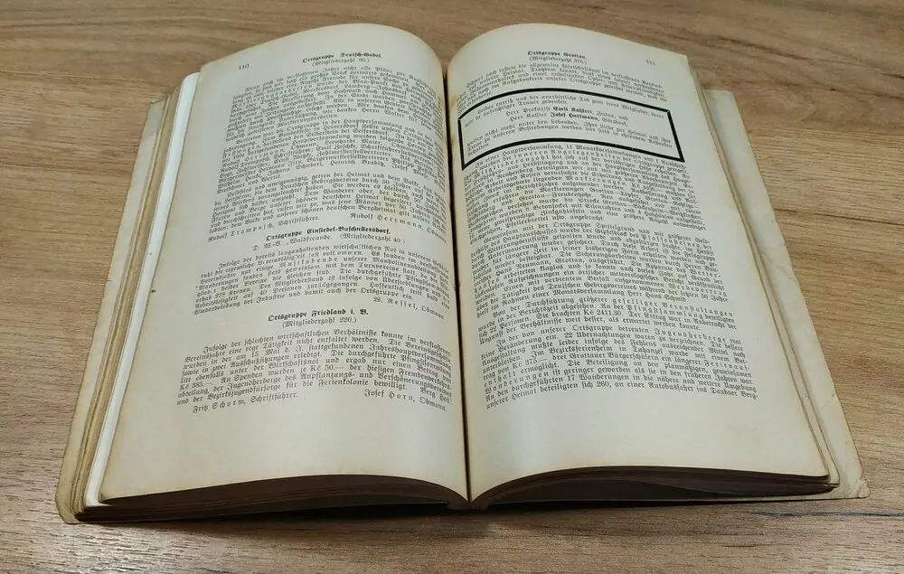 44. JAHRBUCH DES DEUTSCHEN GEBIRGSVEREINES 1934 Reichenberg u. Gablonz a/N. (Ročenka Liberec, Jablonec n/N. a okolí)