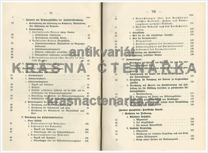 WALDWERTRECHNUNG UND FORSTLICHE STATIK (Stoetzer Hermann)