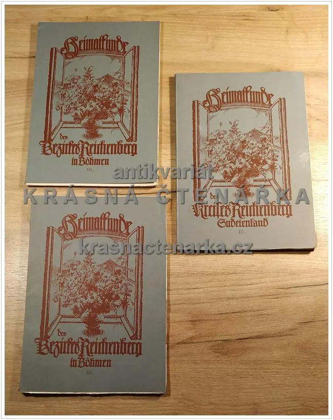 HEIMATKUNDE DES KREISES REICHENBERG, Sudetenland III-1-2-3 (Liberecko)