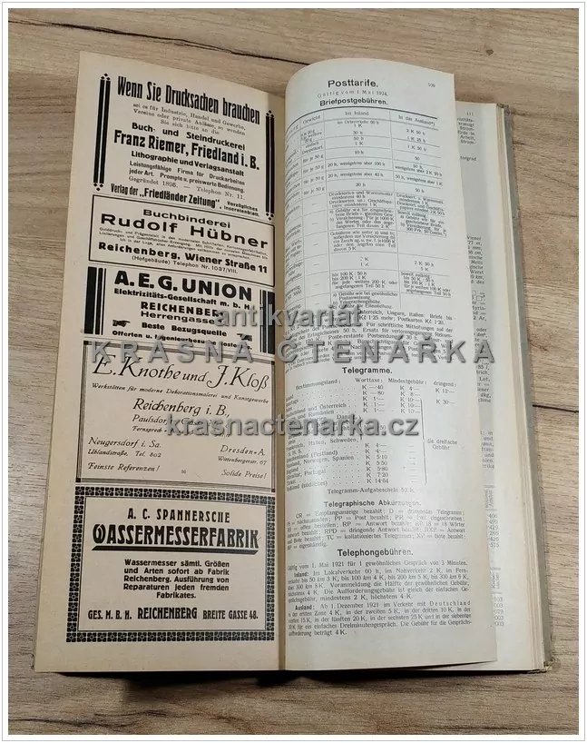 Stiepels GESCHÄFT- UND KONTOR- VORMERK- KALENDER für das Jahr 1925