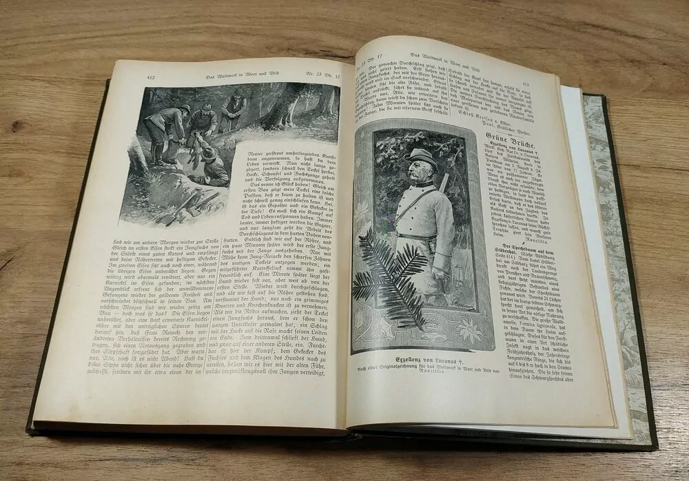 DAS WEIDWERK IN WORT UND BILD, Illustrierte jagdliche Unterhaltungsblätter zur "Deutschen Jäger-Zeitung", Siebzehnter Band 1907 / 1908