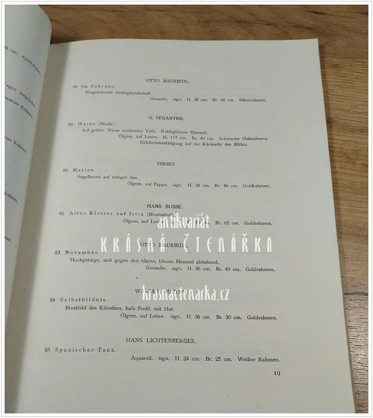 SAMMLUNGEN FREIHERR VON HOROCH, PROF. ZIMMERMANN, MÜNCHEN und Gemälde aus anderem Besitz