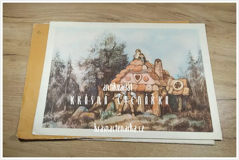 PERNÍKOVÁ CHALOUPKA, pohádka podle Bartošovy Kytice (il. Podhajský Jan)