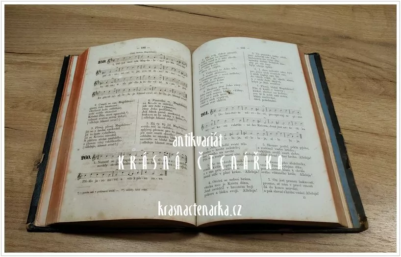 KANCIONÁL čili KNIHA DUCHOVNÍCH ZPĚVŮ pro kostelní i domácí pobožnost, vydáno 1863