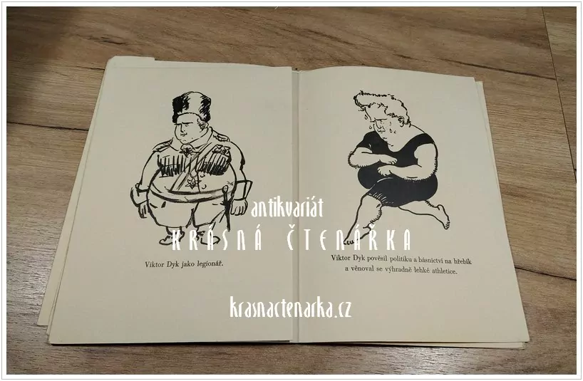 VIKTOR DYK v karikatuře F. P. Malého (il. Malý Pavel František)