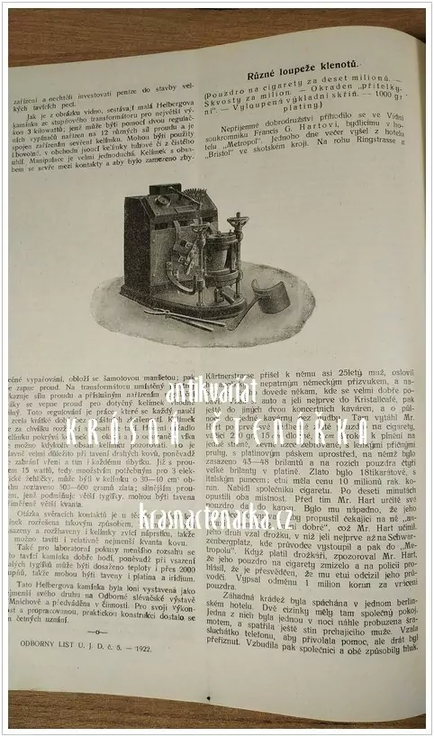 ODBORNÝ LIST ÚSTŘEDNÍ JEDNOTY DETAILÉRŮ oboru klenotnického, zlatnického, stříbrnického a hodinářského