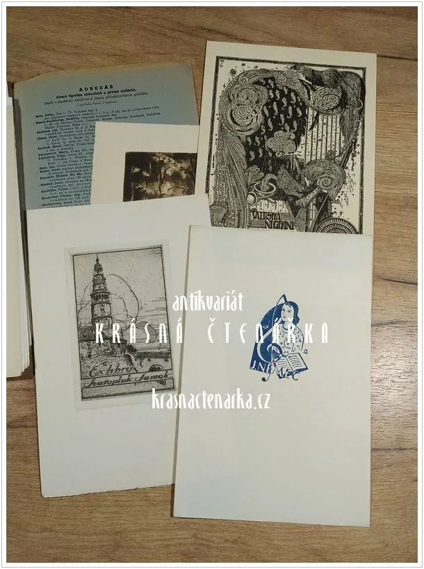 SBORNÍK PRO EXLIBRIS  a jinou užitkovou grafiku, Ročník IV. (16 ks různých exlibris)