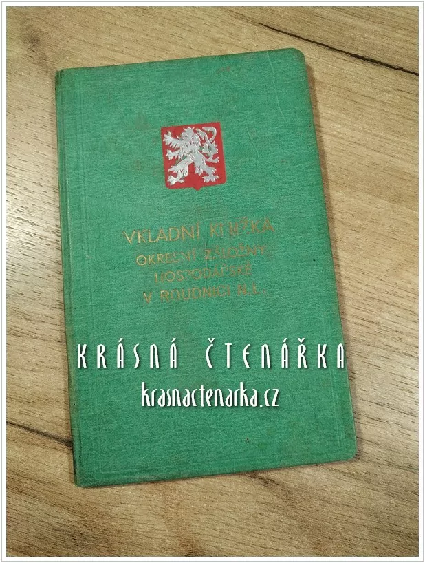 VKLADNÍ KNÍŽKA Okresní záložny hospodářské, Roudnice nad Labem