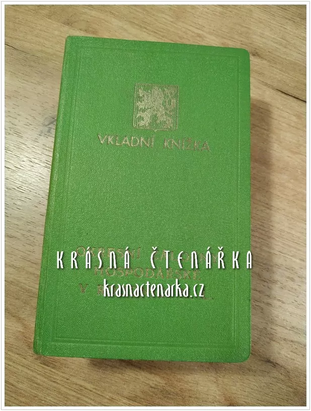 VKLADNÍ KNÍŽKA Okresní záložny hospodářské, Roudnice nad Labem