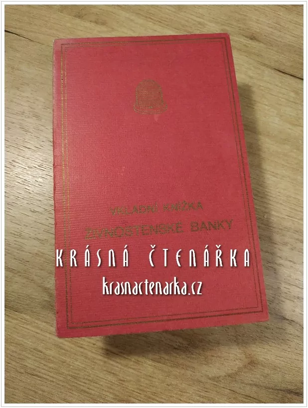 VKLADNÍ KNÍŽKA Živnostenské banky, Praha