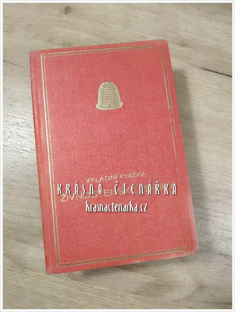 VKLADNÍ KNÍŽKA Živnostenské banky, Praha