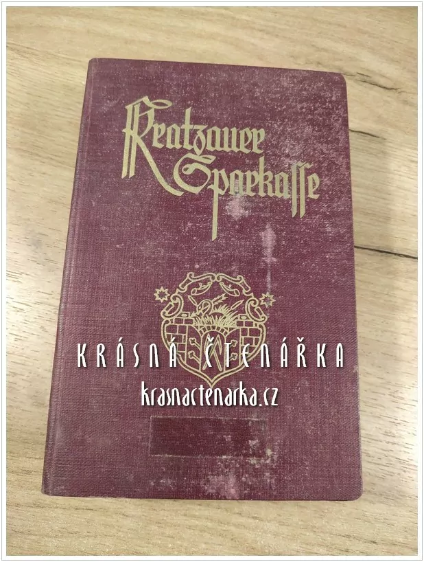 SPARKASSENBUCH der Kratzauer Sparkasse (Chrastava)