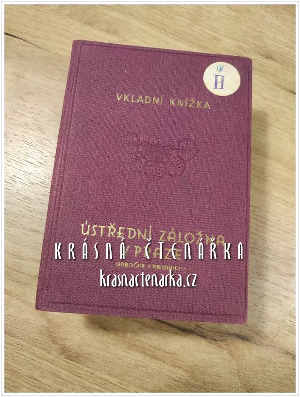 VKLADNÍ KNÍŽKA Ústřední záložny, Praha