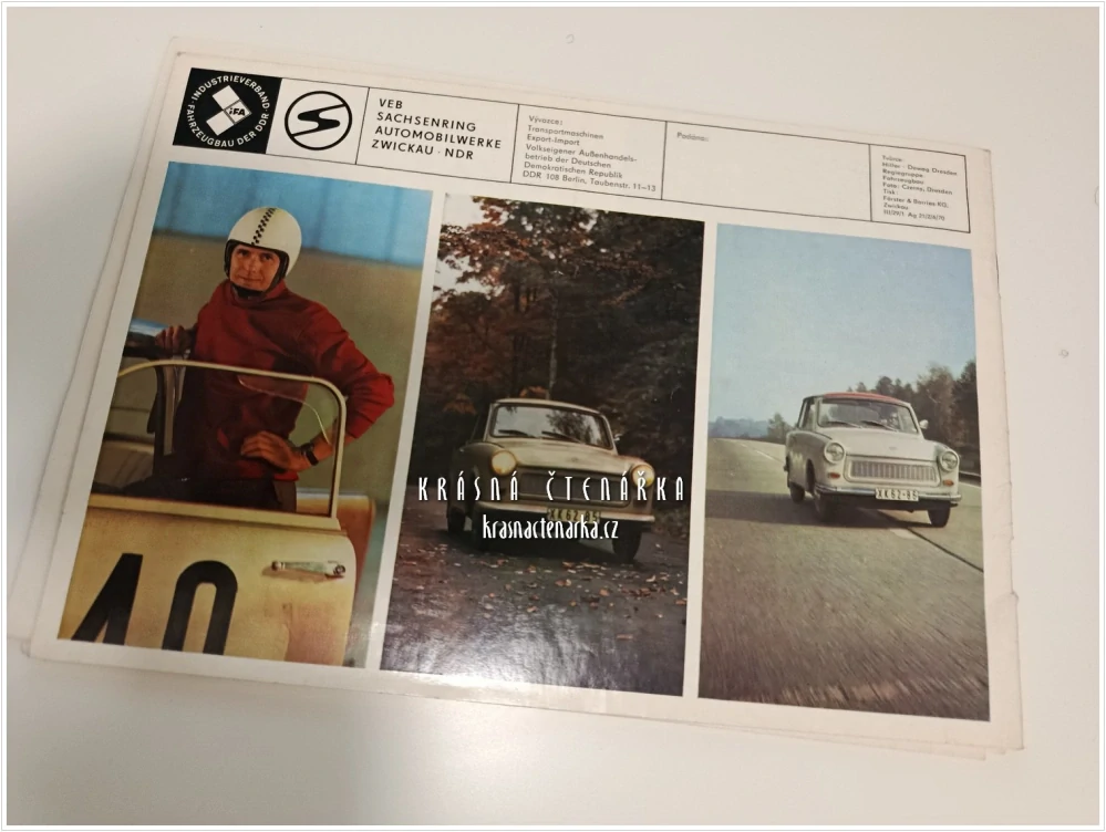 Reklamní katalog: TRABANT 601