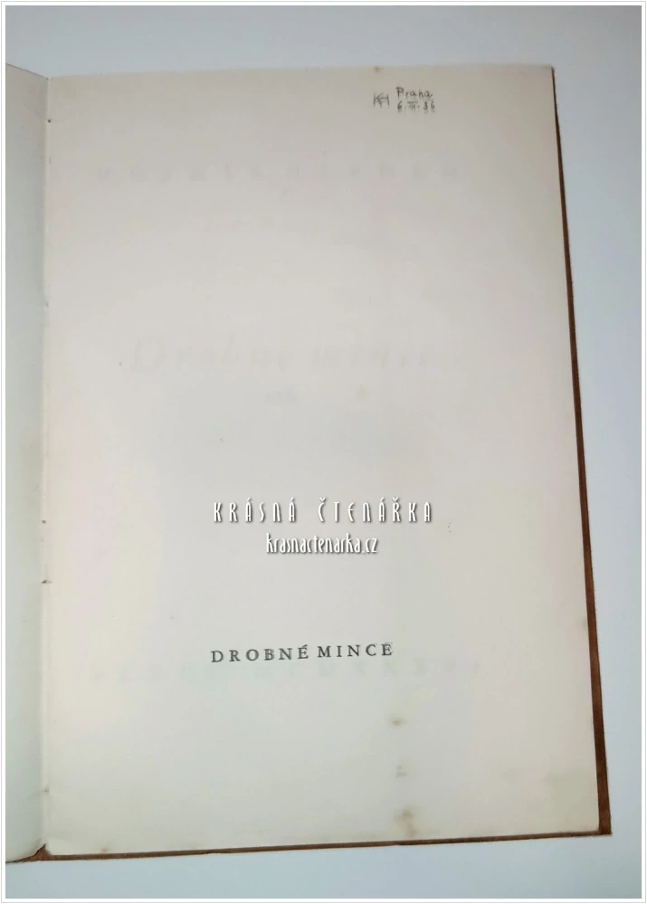 DROBNÉ MINCE | Bibliofilie / Pod (Herold Mojmír, dřevoryt Hodek Josef)
