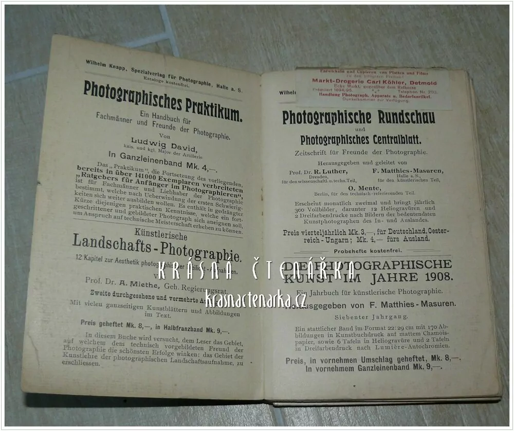 RATGEBER FÜR ANFÄGER IM PHOTOGRAPHIEREN (Lehrbuch für Amateurphotographen)(David Leopold)