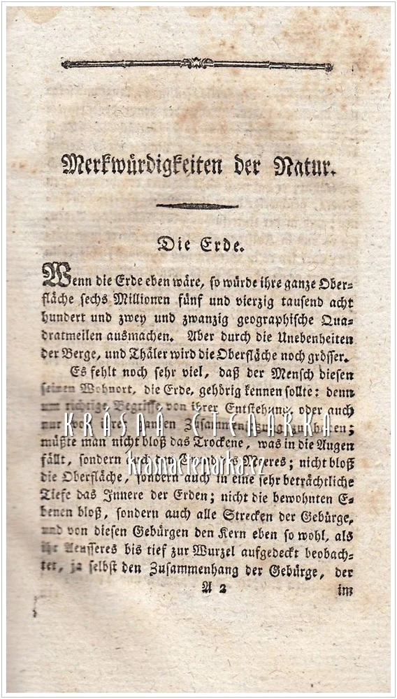 VORÜBUNGEN ZUR ERWECKUNG DER AUFMERKSAMKEIT UND NACHDENKEN, III. - IV. Theil, vydáno 1794