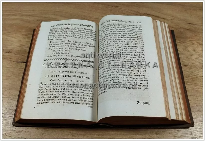 Gott-geheiligte Sonntags-Ruhe in andächtiger Betrachtung der Sonn- und Fest-täglichen Evangelischen Texte, vydáno 1783