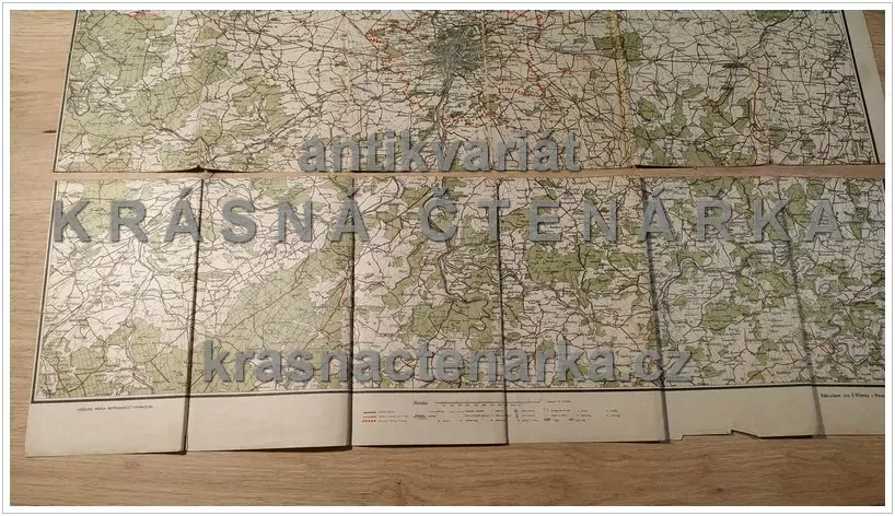 VILÍMKOVA PODROBNÁ MAPA OKOLÍ PRAŽSKÉHO