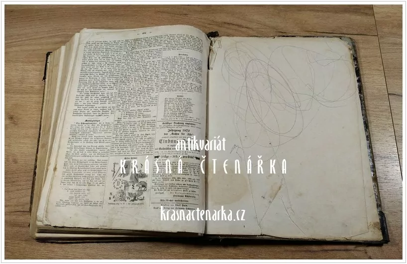 DAS BUCH FÜR ALLE,  Illustrierte Blätter zur Unterhaltung und Belehrung, vydáno 1872