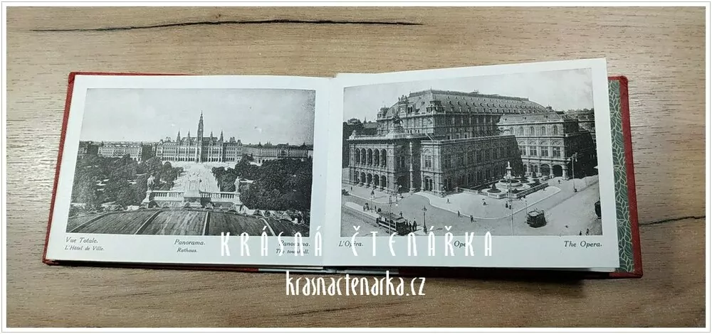 WIEN, Turistické obrázkové leporelo