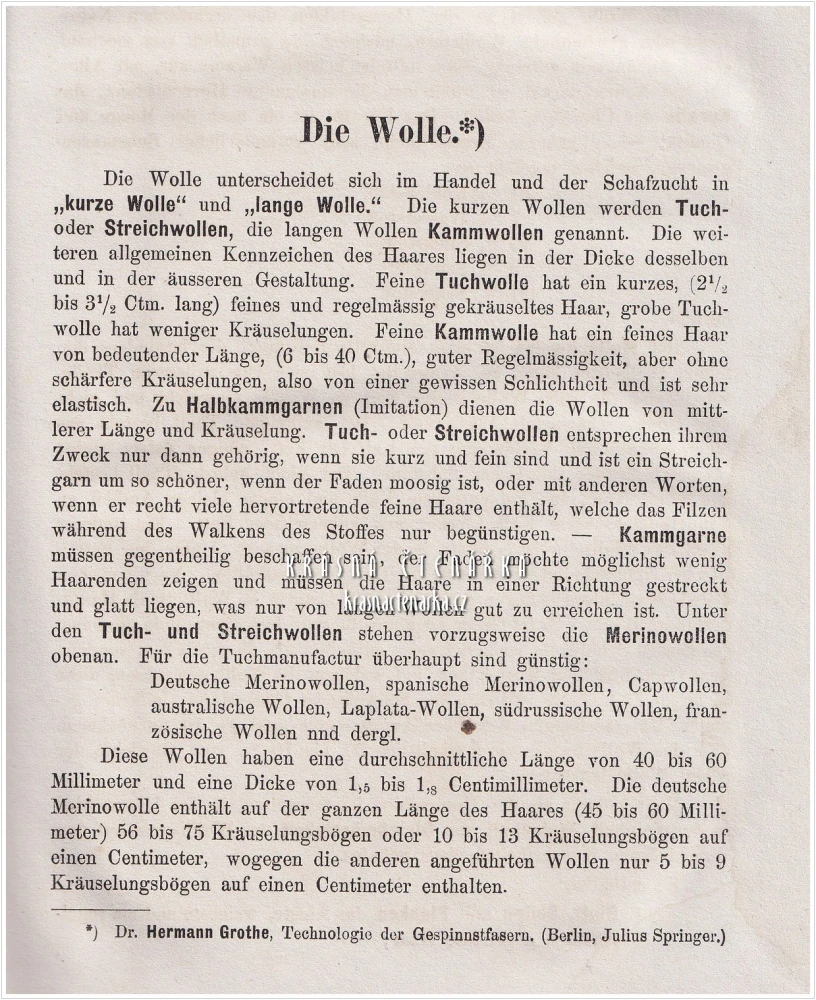 LEHRBUCH DER TUCH- UND BUCKSKINWEBEREI AUF HAND- UND MECHANISCHEN STÜHLEN (Oelsner, G. Hermann) (Výrova sukna)
