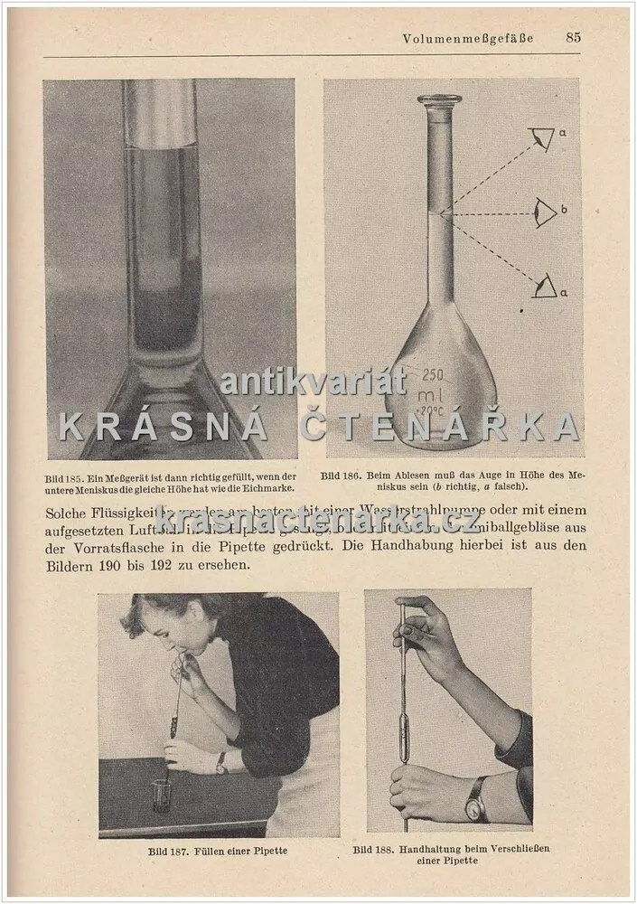 LABORKUNDE FÜR CHEMIEFACHARBEITER UND CHEMIELABORANTEN, Band I.