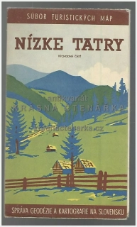 MAPA: NÍZKE TATRY, východná časť