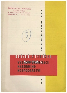 VÝZNAM CHEMIZACE NÁRODNÍHO HOSPODÁŘSTVÍ (Štěpán Miroslav) 