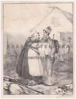 C´EST UN BEAU GARCON (Langlumé, litografie)
