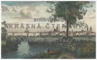 LEIPZIG (Lipsko, Německo)(Rohbock / Poppel, kolorovaná ocelorytina)