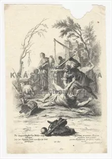 DIE UNGERECHTIGKEIT... No. 89 (C. Zuchi / Georg Hertel, mědirytina)