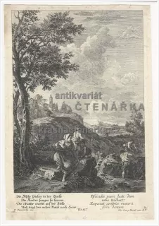 DIE FICHTE … No. 117 (Francesco Zuccarelli / Georg Hertel, mědirytina) 