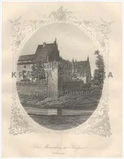 DIE MARIENBURG IN PREUSSEN (Malbork, Polsko) - NORDFACADE(Lloyd, ocelorytina)