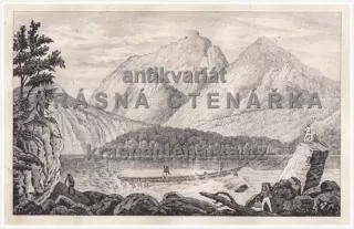 MALPASO DEL ESTERO IM AMAZONENSTROME, JIŽNÍ AMERIKA (litografie)