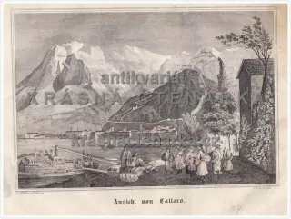 ANSICHT VON CATTARO(Medau / Röhlich, litografie) 