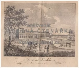 DAS NEUE BADEHAUS BEIM PRATER IN WIEN(mědiryt) 