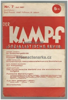 DER KAMPF, sozialistische Revue, Nr. 7, Juli 1937 