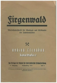 FIRGENWALD, für Geologie und Erdkunde der Sudetenländer (geologie, geografie, Sudety)