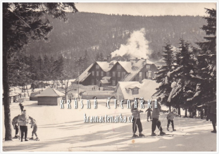 ČERVENOHORSKÉ SEDLO s lyžaři