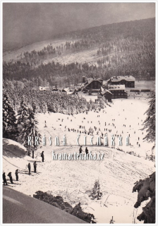 ČERVENOHORSKÉ SEDLO s lyžaři