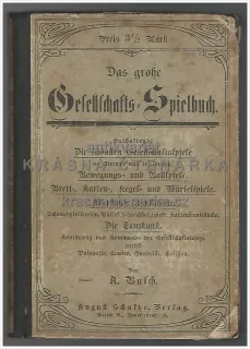 DAS GROßE GESELLSCHAFTS – SPIELBUCH (Die schönsten Gesellschaftsspiele im Zimmer ...) (Busch A.)