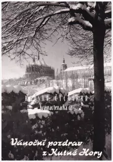 KUTNÁ HORA, Chrám sv. Barbory v zimě