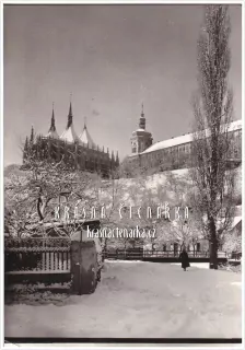 KUTNÁ HORA, Chrám sv. Barbory v zimě