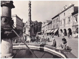 TŘEBOŇ, býv. náměstí Julia Fučíka, nyní Masarykovo